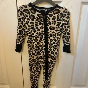 Posh Peanut Cheetah Print Kids Pajamas